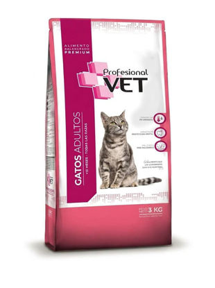 Imagen de ALIMENTO BALANCEADO  GATOS PROF VET PREMIUN  GATO ADUL X 3 KG