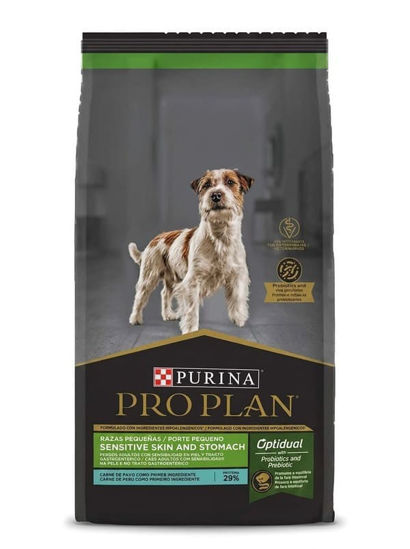 Imagen de ALIMENTO BALANCEADO PERRO PRO PLAN SENSITIVE SKIN Y STOMACH RAZA PEQUEÑA X 7,5 KG