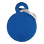 Imagen de ACCESORIOS PARA MASKOTAS - MEDALLA MEDIANA REDONDEL AZUL MFB18