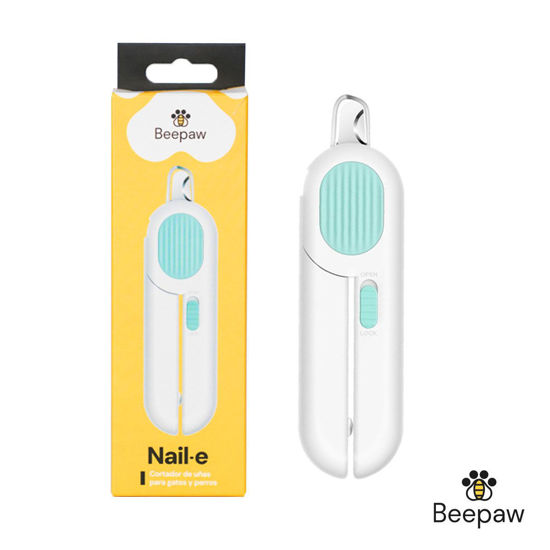 Imagen de ACCESORIOS PARA MASCOTAS - CUBNC CORTADOR UÑAS BEEPAW NAIL- E CELESTE