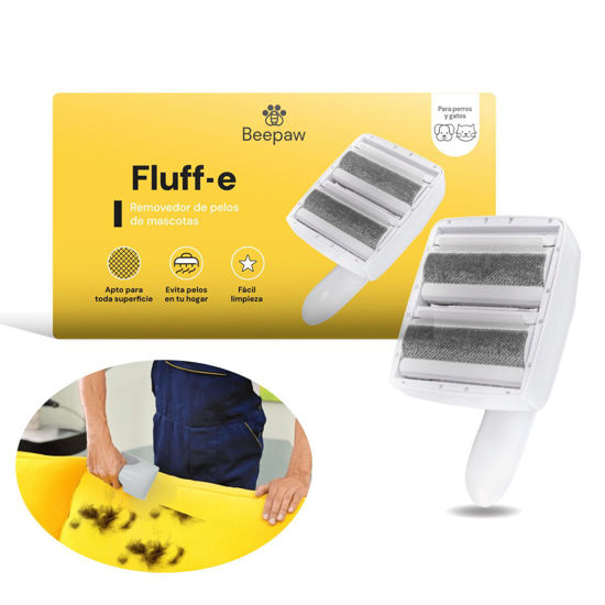 Imagen de ACCESORIOS PARA MASCOTAS - CBRP CEPILLO BEEPAW RECOLECTOR DE PELOS FLUFF-E BLANCO