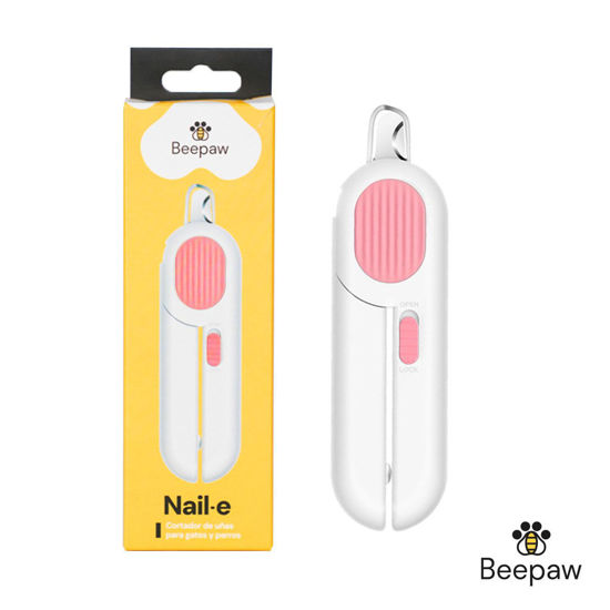 Imagen de ACCESORIOS PARA MASCOTAS - CUBNR CORTADOR UÑAS BEEPAW NAIL-E ROSA