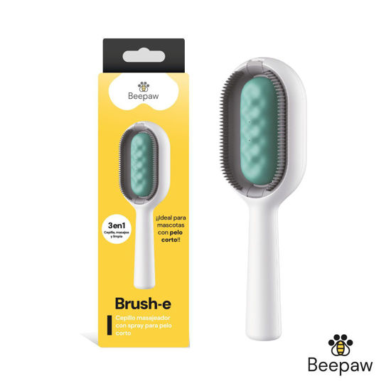 Imagen de ACCESORIOS PARA MASCOTAS - CB/CBEPC CEPILLO BEEPAW CON CERDAS CON SPRAY  BRUSH-E