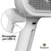Imagen de ACCESORIOS PARA MASCOTAS - CVYCBSB CEPILLO CON VAPOR Y CARDINA STROK-E BLANCO