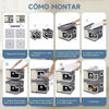 Imagen de ACCESORIOS PARA GATO - CRP40*40*61GND013 CAMA CHUCHA RASCADOR PLEGABLE 40X40X61 CM GRIS ND013