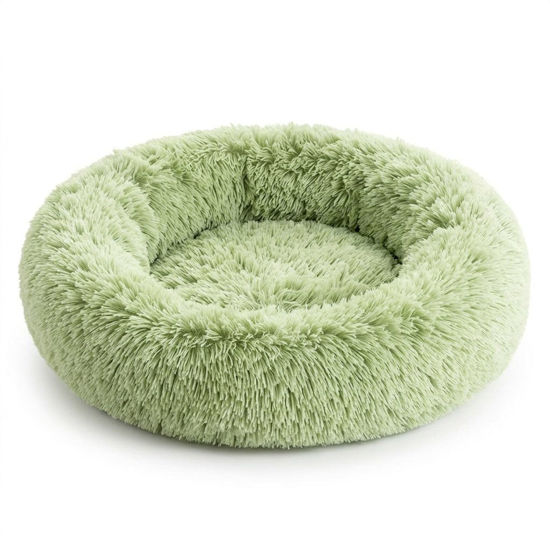 Imagen de ACCESORIOS PARA MASCOTAS - CDTL80CMV CAMA DONA TERCIOPELO LARGO L80CM VERDE