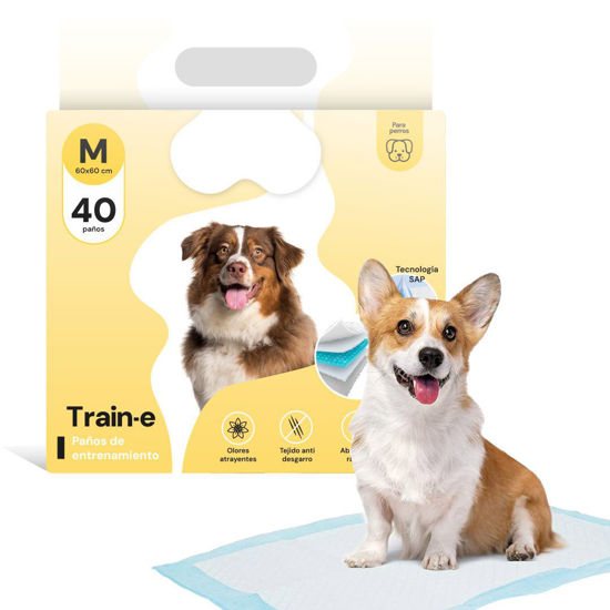 Imagen de ACCESORIOS PARA MASCOTAS - PEMX40U PAÑO ENTRENAMIENTO BEEPAW TRAIN -E MEDIUM X 40 U
