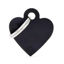Imagen de ACCESORIOS PARA MASKOTAS - MFB36 MEDALLA  MEDIANA CORAZON NEGRA